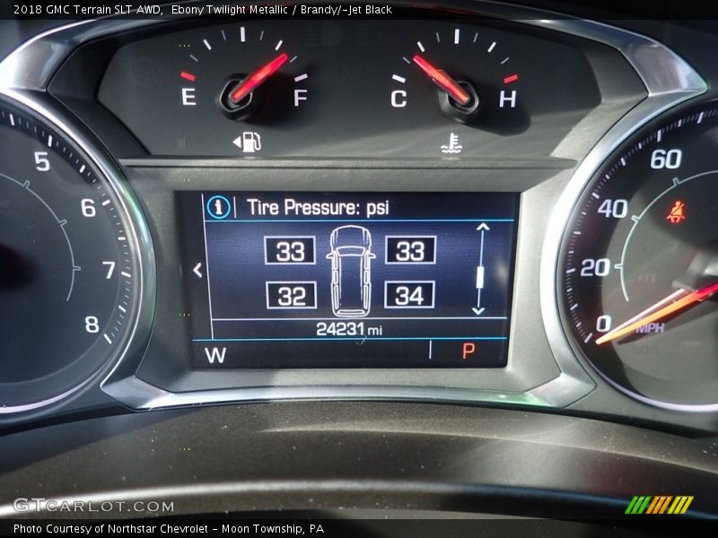 Ebony Twilight Metallic / Brandy/­Jet Black 2018 GMC Terrain SLT AWD