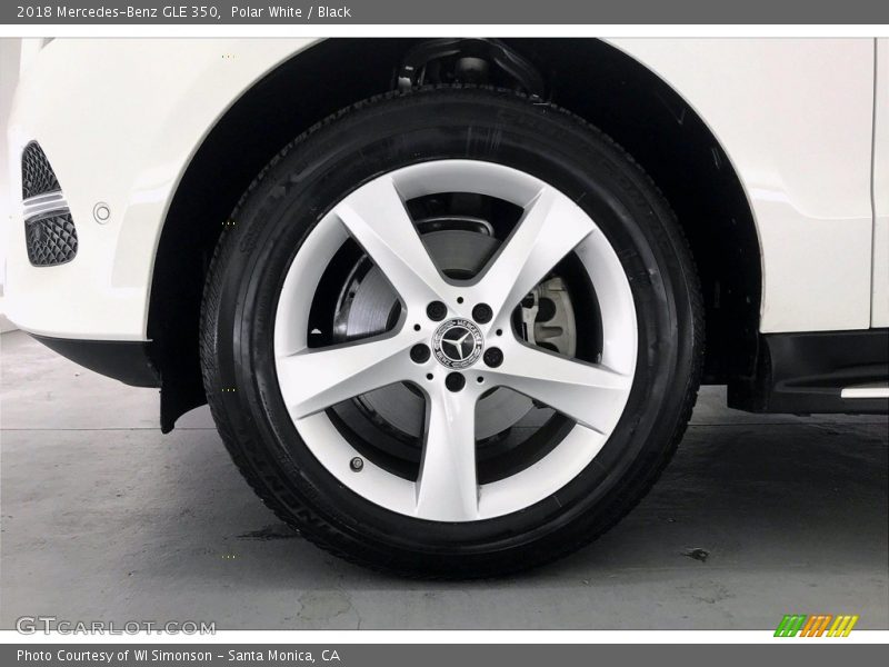 Polar White / Black 2018 Mercedes-Benz GLE 350