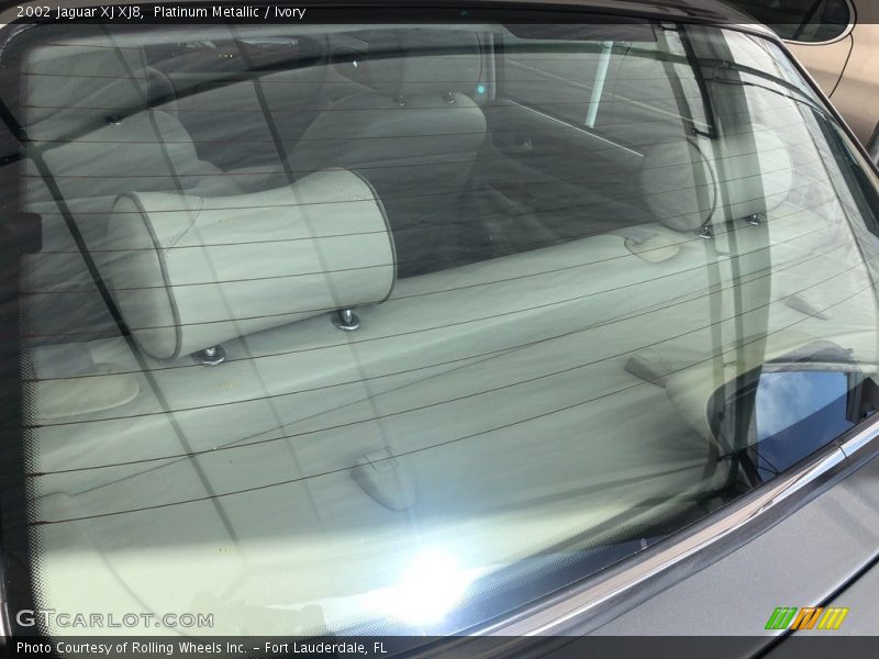 Platinum Metallic / Ivory 2002 Jaguar XJ XJ8
