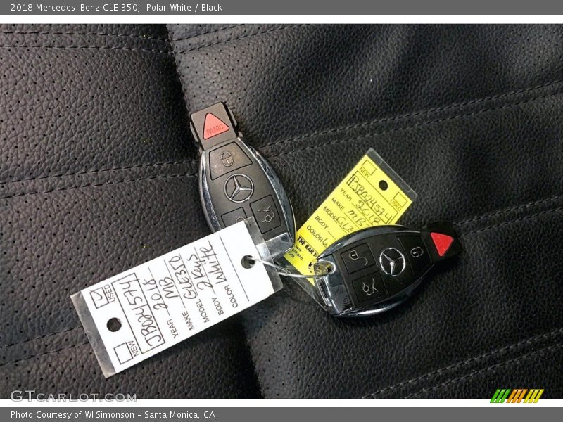 Polar White / Black 2018 Mercedes-Benz GLE 350