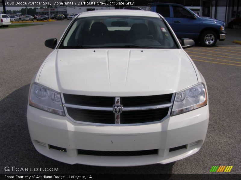 Stone White / Dark Slate Gray/Light Slate Gray 2008 Dodge Avenger SXT