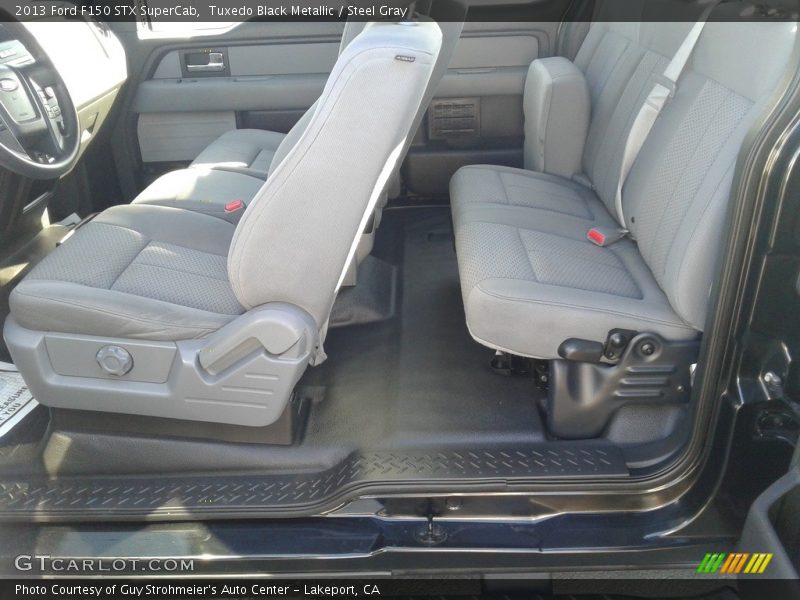 Tuxedo Black Metallic / Steel Gray 2013 Ford F150 STX SuperCab