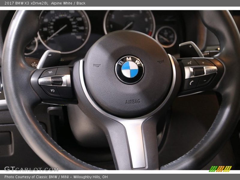 Alpine White / Black 2017 BMW X3 xDrive28i