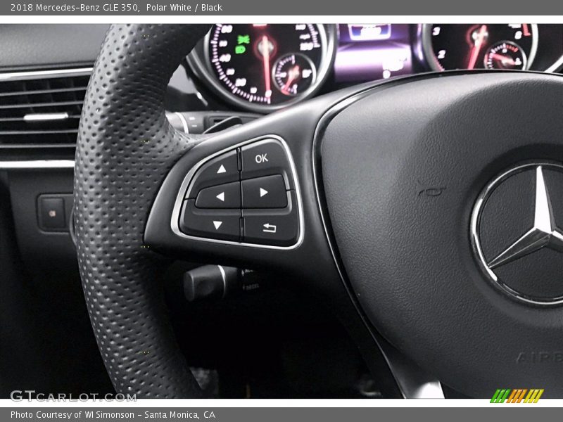 Polar White / Black 2018 Mercedes-Benz GLE 350