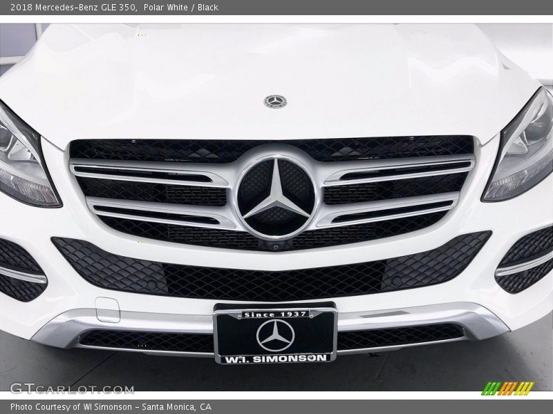 Polar White / Black 2018 Mercedes-Benz GLE 350
