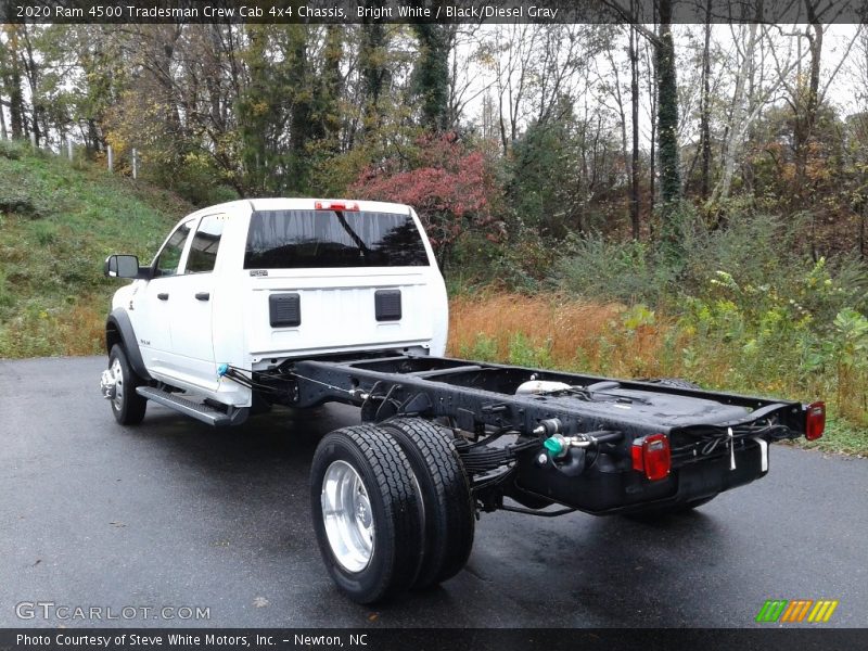 Bright White / Black/Diesel Gray 2020 Ram 4500 Tradesman Crew Cab 4x4 Chassis