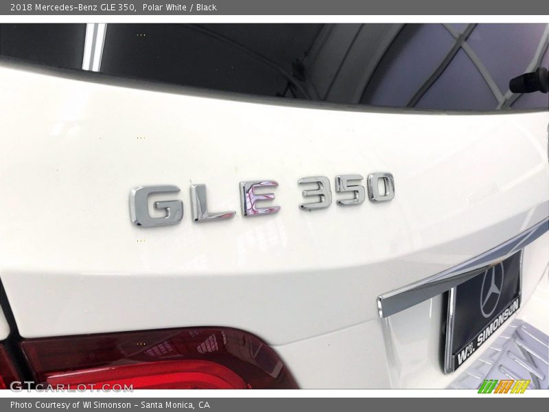 Polar White / Black 2018 Mercedes-Benz GLE 350