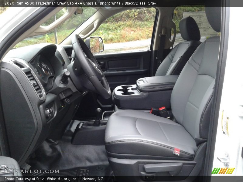 Bright White / Black/Diesel Gray 2020 Ram 4500 Tradesman Crew Cab 4x4 Chassis