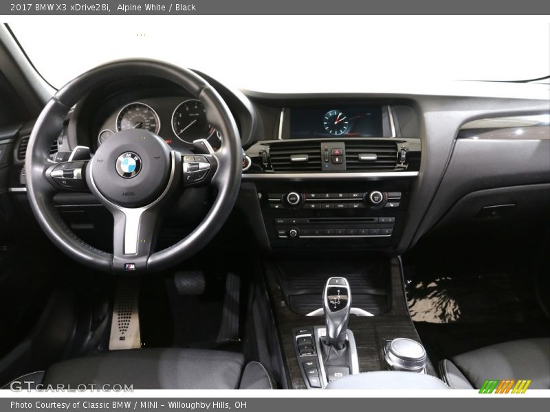 Alpine White / Black 2017 BMW X3 xDrive28i