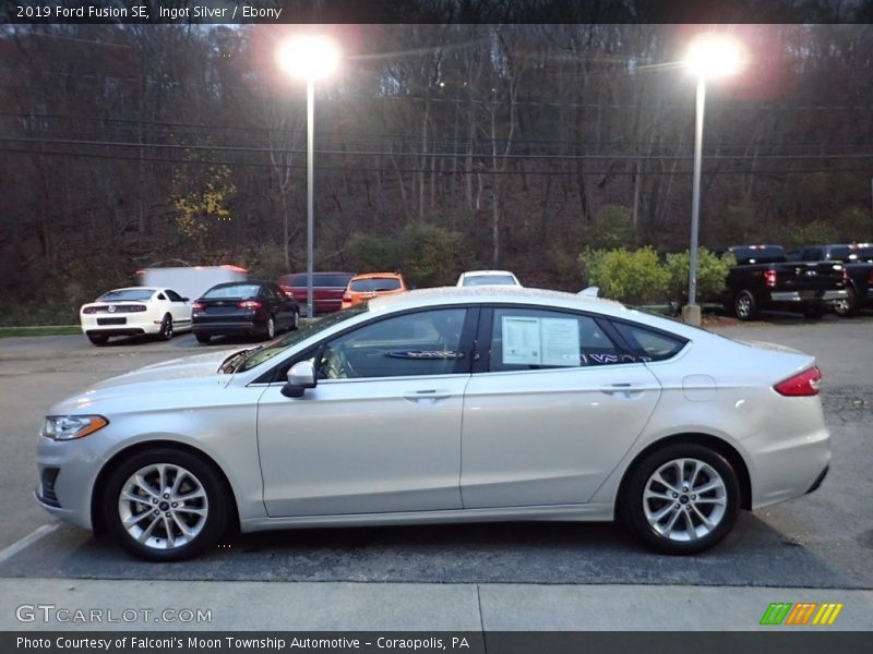 Ingot Silver / Ebony 2019 Ford Fusion SE