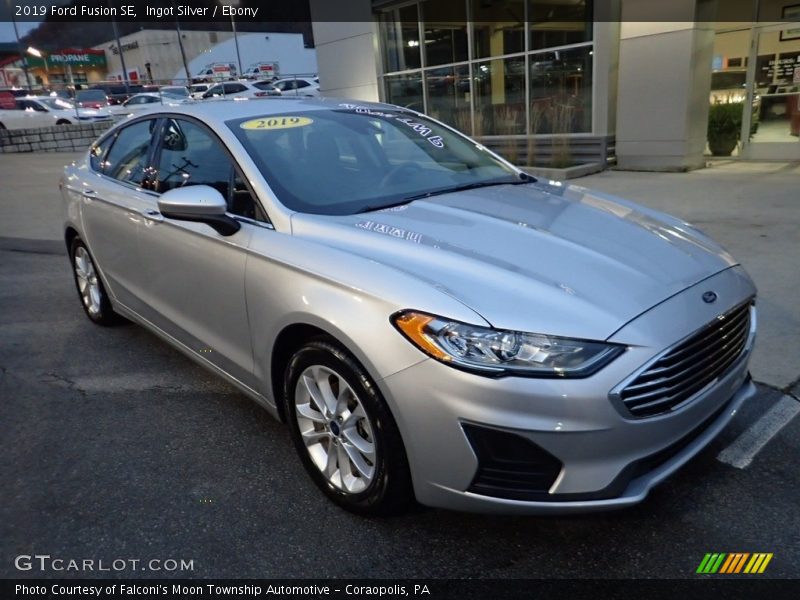 Ingot Silver / Ebony 2019 Ford Fusion SE
