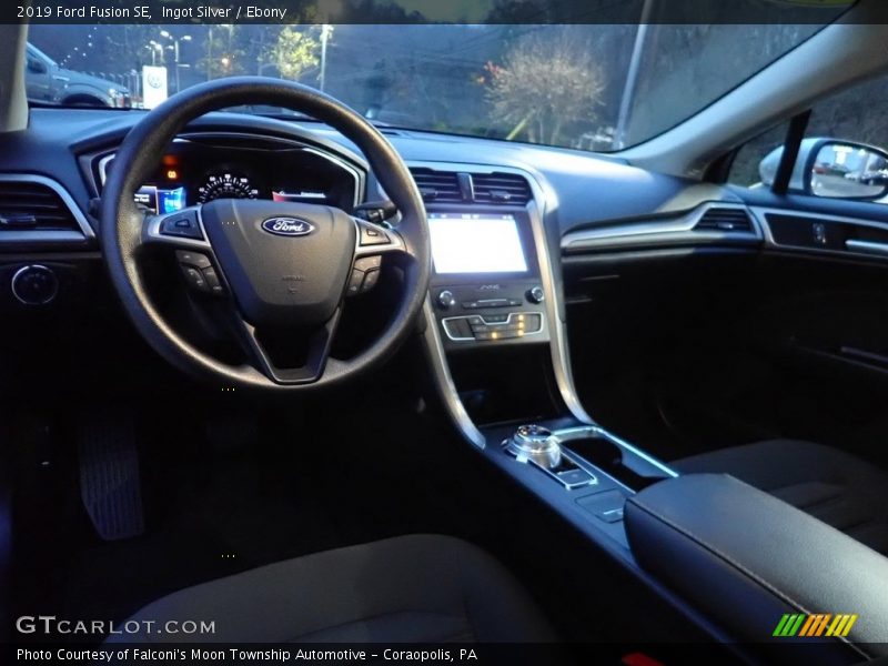 Ingot Silver / Ebony 2019 Ford Fusion SE