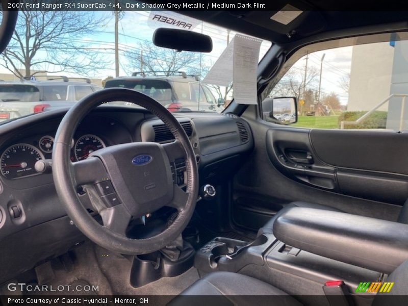 Dark Shadow Grey Metallic / Medium Dark Flint 2007 Ford Ranger FX4 SuperCab 4x4