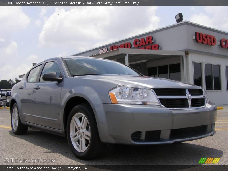Silver Steel Metallic / Dark Slate Gray/Light Slate Gray 2008 Dodge Avenger SXT