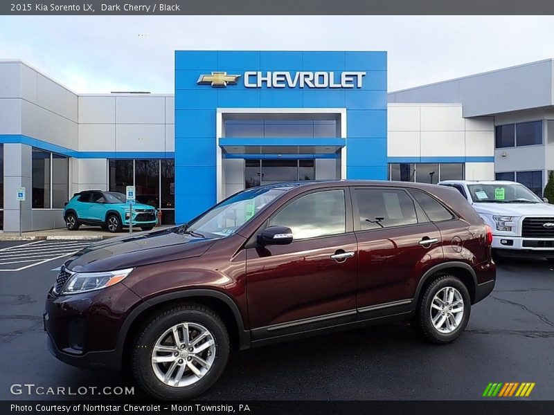 Dark Cherry / Black 2015 Kia Sorento LX