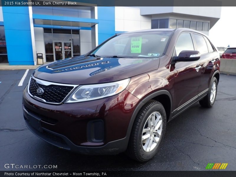 Dark Cherry / Black 2015 Kia Sorento LX