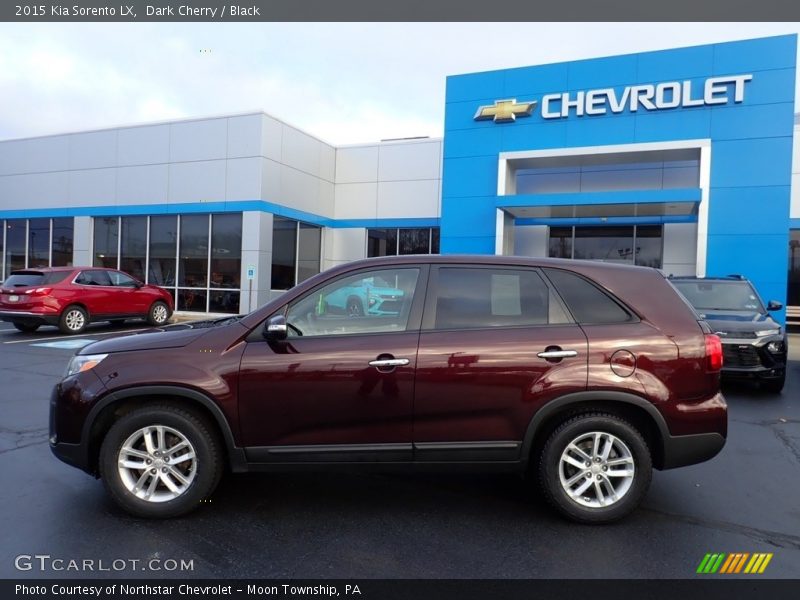 Dark Cherry / Black 2015 Kia Sorento LX