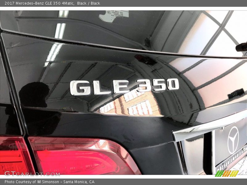 Black / Black 2017 Mercedes-Benz GLE 350 4Matic
