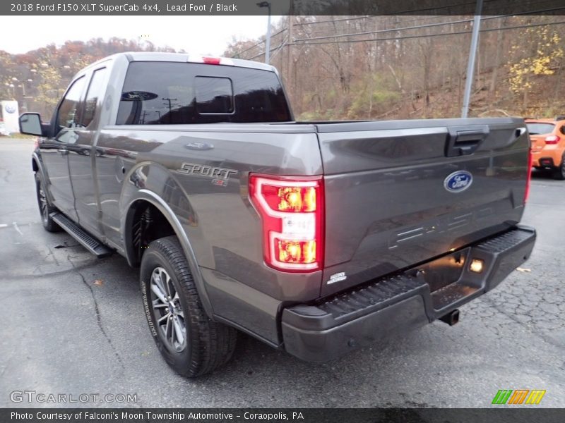 Lead Foot / Black 2018 Ford F150 XLT SuperCab 4x4