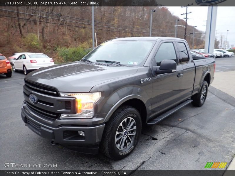 Lead Foot / Black 2018 Ford F150 XLT SuperCab 4x4