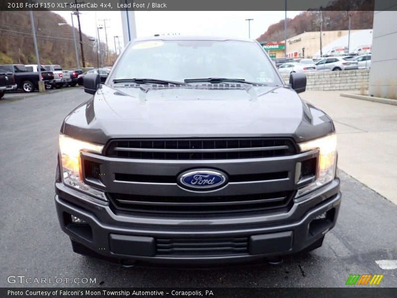 Lead Foot / Black 2018 Ford F150 XLT SuperCab 4x4