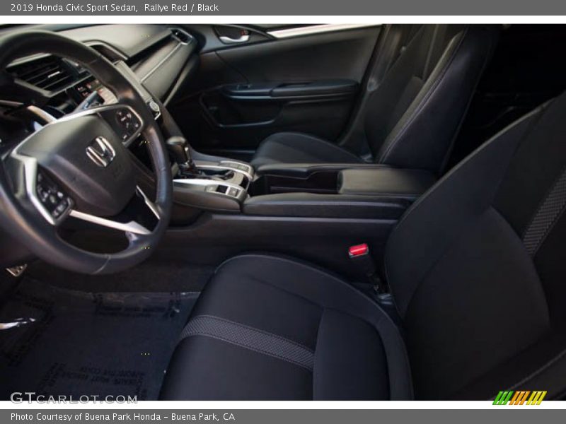 Rallye Red / Black 2019 Honda Civic Sport Sedan