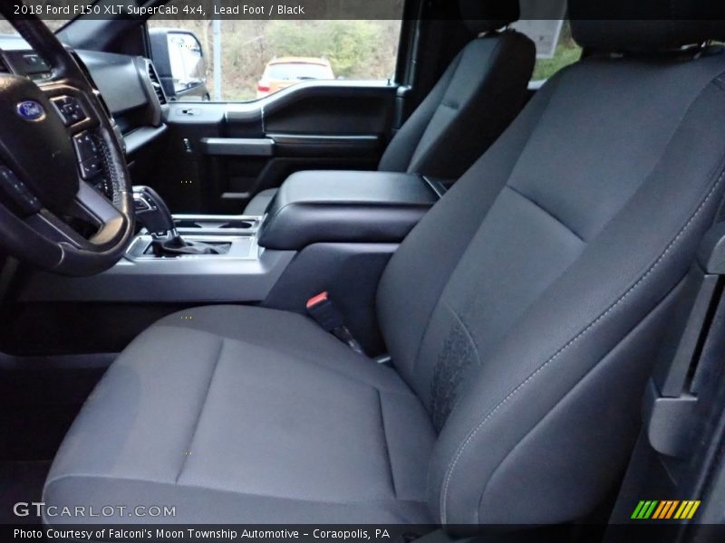 Lead Foot / Black 2018 Ford F150 XLT SuperCab 4x4