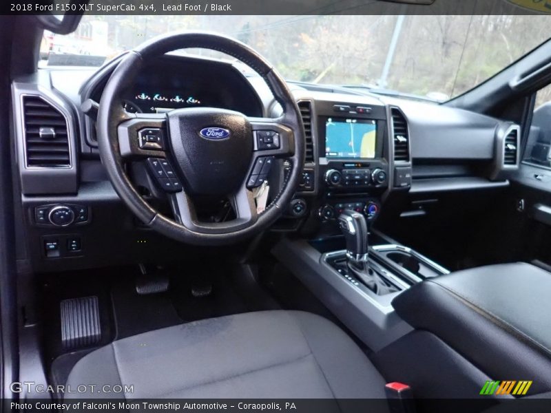 Lead Foot / Black 2018 Ford F150 XLT SuperCab 4x4