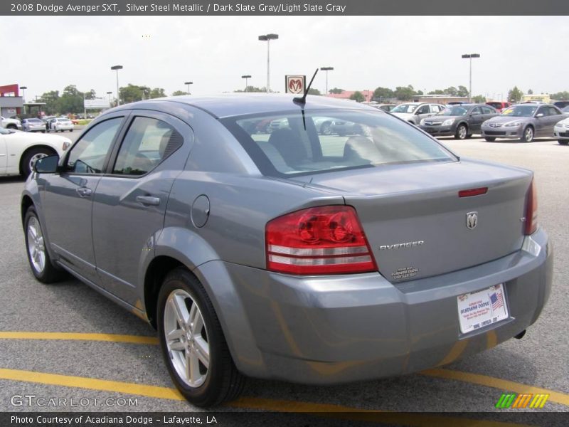 Silver Steel Metallic / Dark Slate Gray/Light Slate Gray 2008 Dodge Avenger SXT