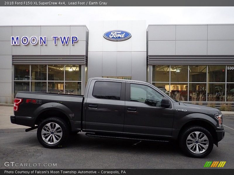 Lead Foot / Earth Gray 2018 Ford F150 XL SuperCrew 4x4