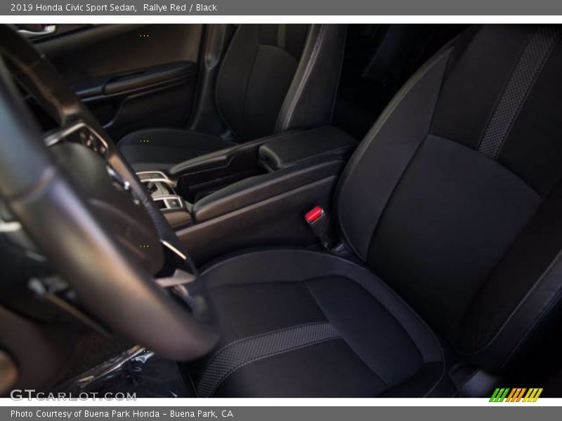 Rallye Red / Black 2019 Honda Civic Sport Sedan