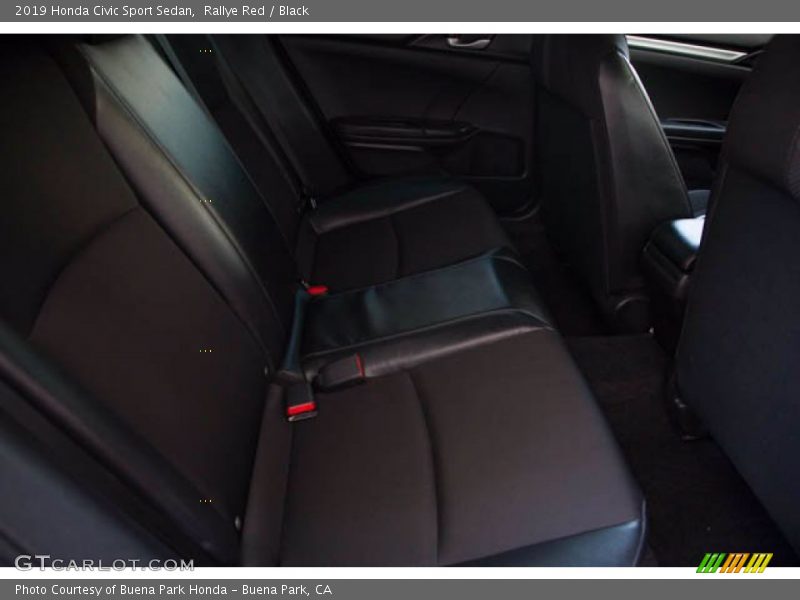 Rallye Red / Black 2019 Honda Civic Sport Sedan