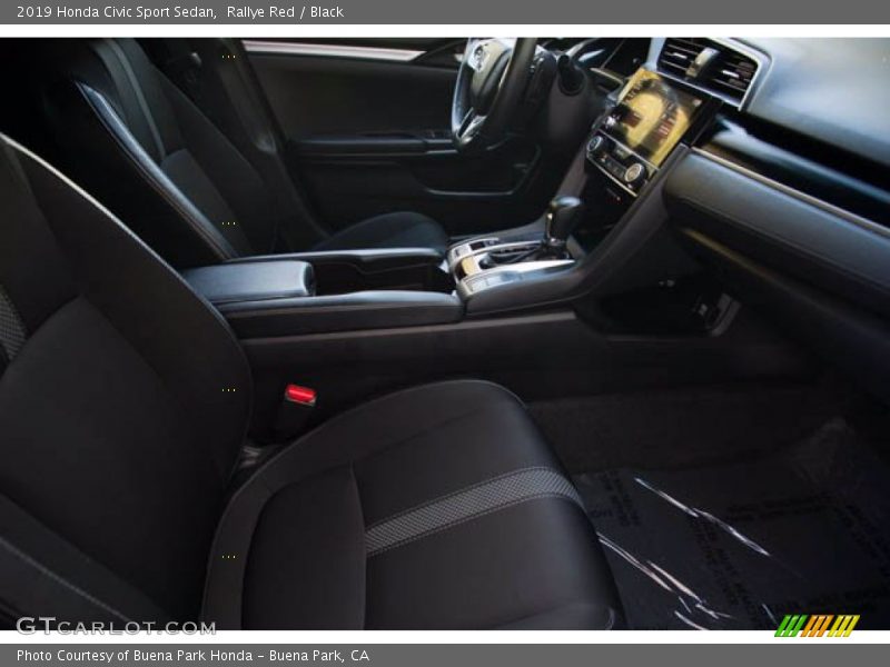 Rallye Red / Black 2019 Honda Civic Sport Sedan