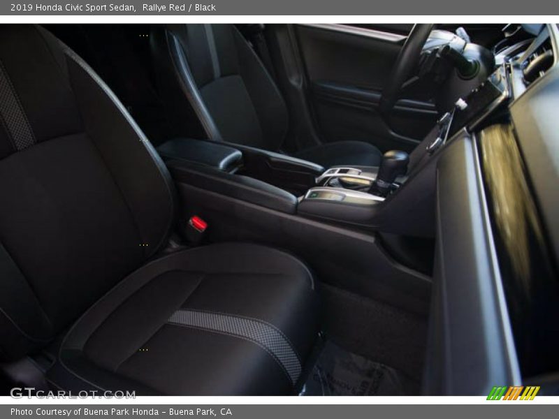 Rallye Red / Black 2019 Honda Civic Sport Sedan