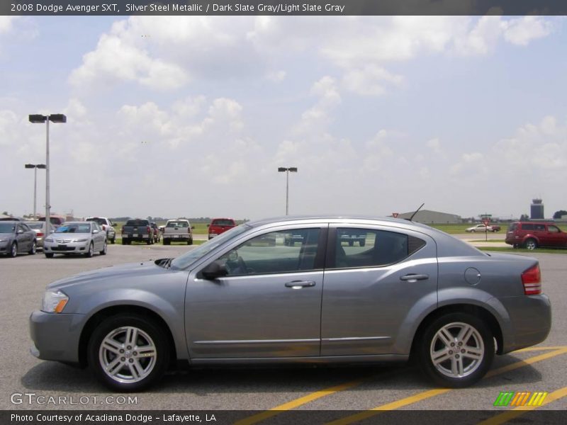 Silver Steel Metallic / Dark Slate Gray/Light Slate Gray 2008 Dodge Avenger SXT