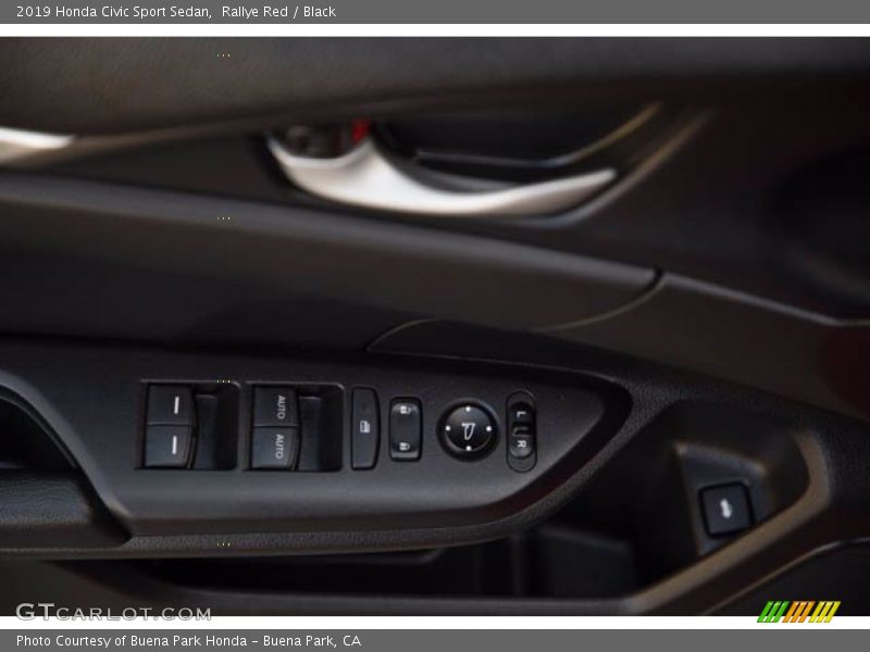 Rallye Red / Black 2019 Honda Civic Sport Sedan
