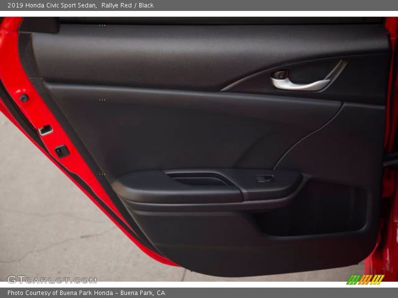 Rallye Red / Black 2019 Honda Civic Sport Sedan