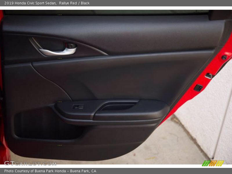 Rallye Red / Black 2019 Honda Civic Sport Sedan