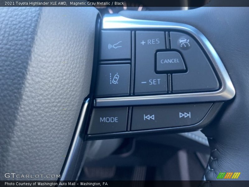 Magnetic Gray Metallic / Black 2021 Toyota Highlander XLE AWD