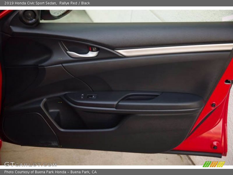 Rallye Red / Black 2019 Honda Civic Sport Sedan