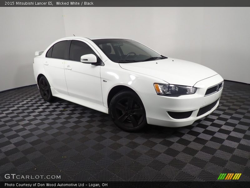 Wicked White / Black 2015 Mitsubishi Lancer ES
