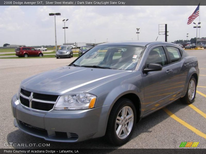 Silver Steel Metallic / Dark Slate Gray/Light Slate Gray 2008 Dodge Avenger SXT