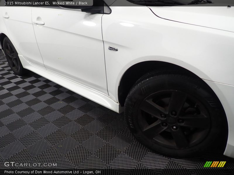 Wicked White / Black 2015 Mitsubishi Lancer ES