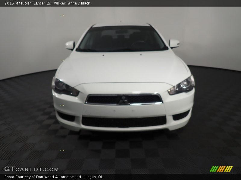 Wicked White / Black 2015 Mitsubishi Lancer ES