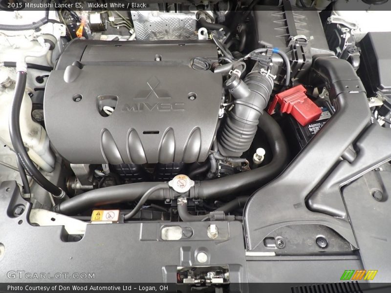 Wicked White / Black 2015 Mitsubishi Lancer ES