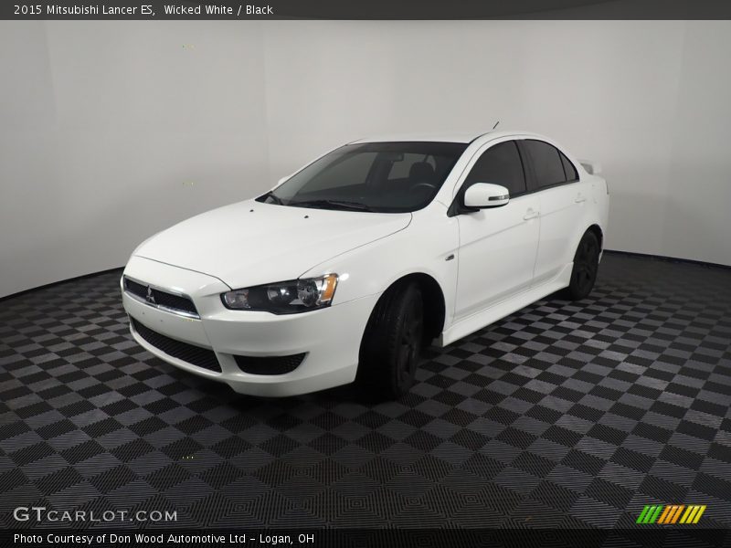 Wicked White / Black 2015 Mitsubishi Lancer ES
