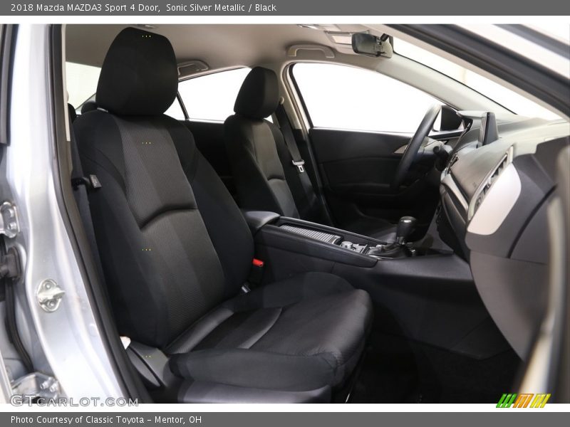 Sonic Silver Metallic / Black 2018 Mazda MAZDA3 Sport 4 Door