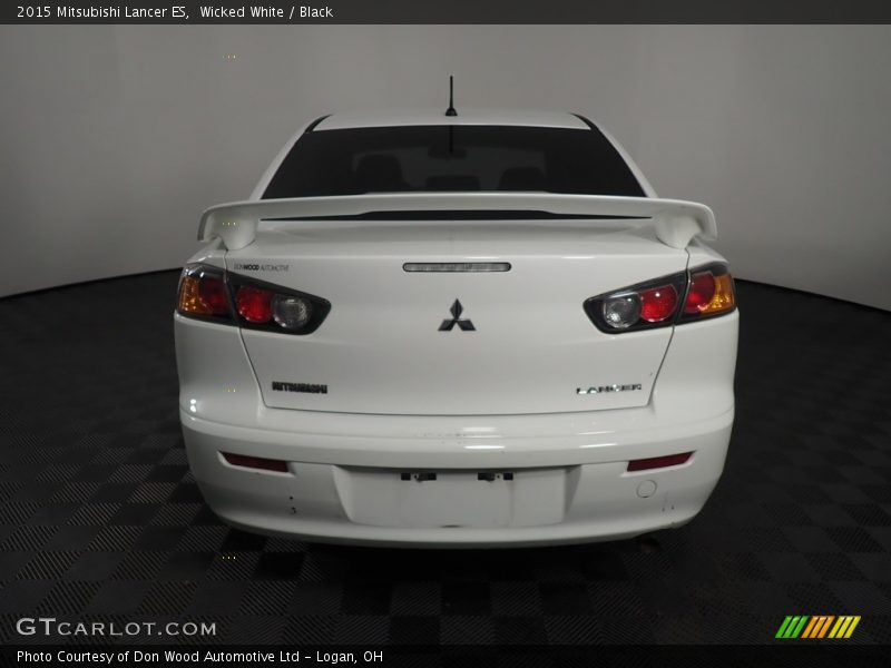 Wicked White / Black 2015 Mitsubishi Lancer ES