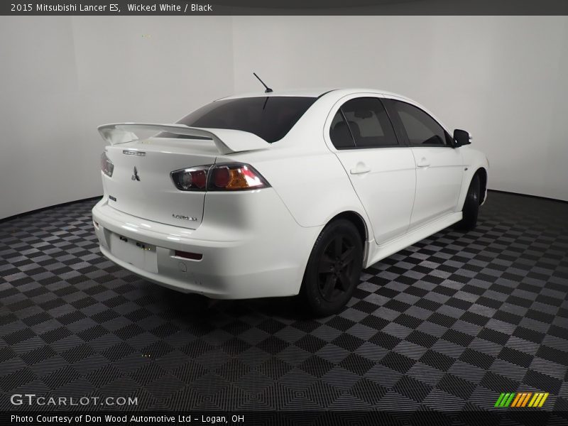 Wicked White / Black 2015 Mitsubishi Lancer ES