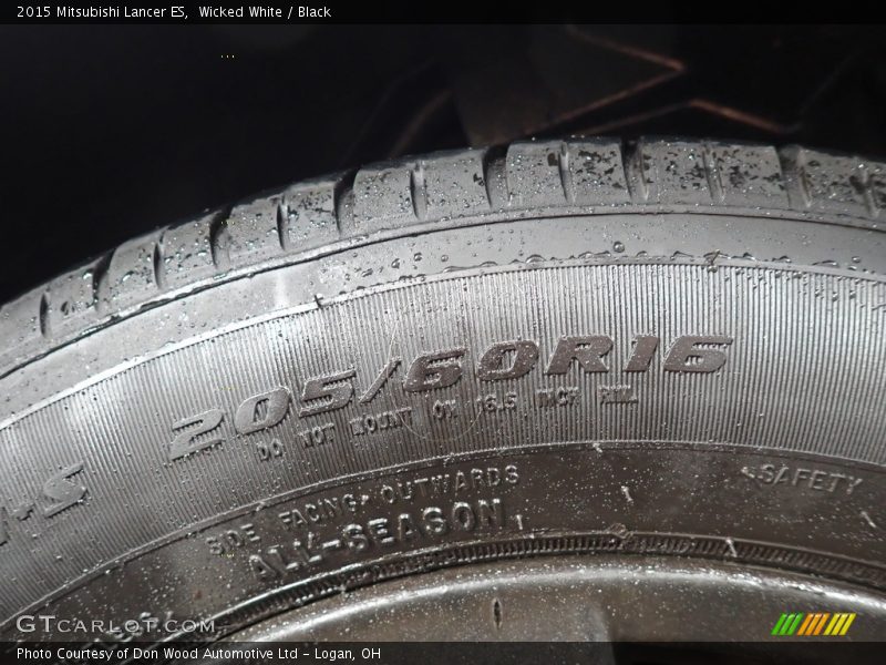 Wicked White / Black 2015 Mitsubishi Lancer ES